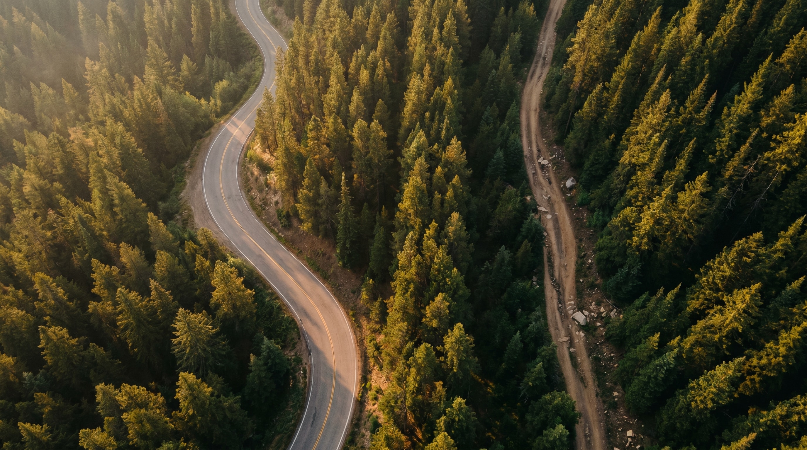 Motorcycle on the open road